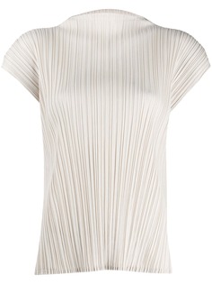 Pleats Please Issey Miyake плиссированная футболка