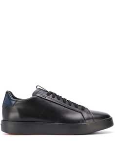 Santoni кроссовки на шнуровке