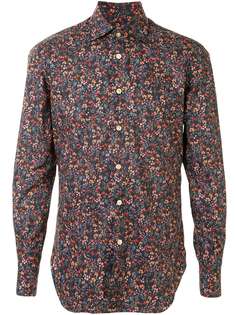 Kiton floral print shirt