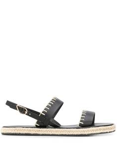 Ancient Greek Sandals эспадрильи Clara с контрастной строчкой
