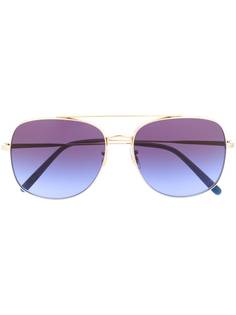 Oliver Peoples солнцезащитные очки-авиаторы Taron