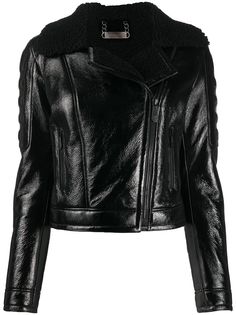 Philipp Plein куртка со вставкой из овчины