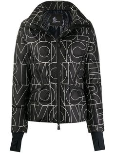 Moncler Grenoble стеганая куртка с логотипом