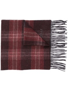 Canali шарф с логотипом и кисточками