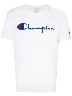 Champion футболка с вышитым логотипом