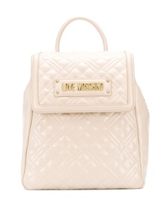 Love Moschino стеганый рюкзак с логотипом