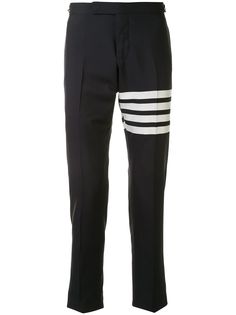 Thom Browne укороченные брюки с полосками 4-Bar