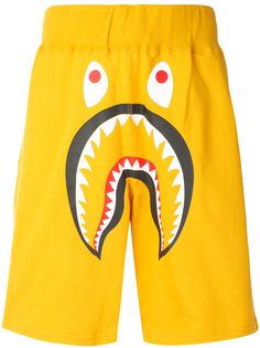 A BATHING APE® широкие спортивные шорты Shark