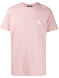 A.P.C. футболка с логотипом