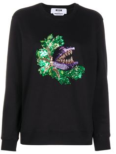 MSGM толстовка с пайетками