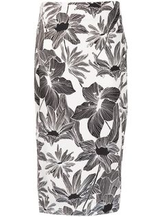 DVF Diane von Furstenberg юбка-карандаш с цветочным узором