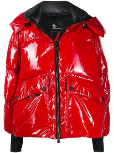 Moncler Grenoble глянцевый пуховик