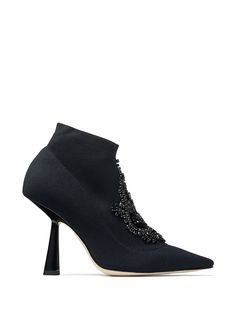 Jimmy Choo ботильоны Saber 100 со стразами