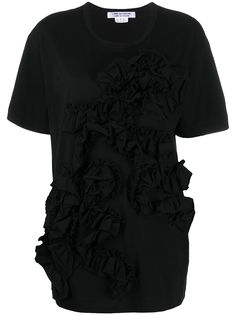 Comme Des Garçons Comme Des Garçons футболка с круглым вырезом и оборками
