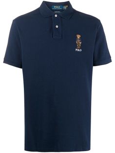 Polo Ralph Lauren рубашка поло Preppy Bear с вышивкой