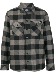 Dickies Construct клетчатая рубашка с длинными рукавами