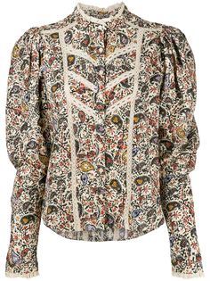 Isabel Marant Étoile блузка с цветочным принтом