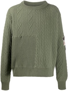 Greg Lauren X Paul & Shark джемпер фактурной вязки