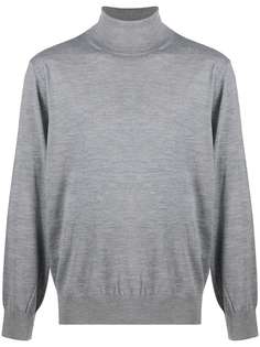Z Zegna джемпер с окантовкой в рубчик