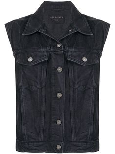 AllSaints джинсовый жилет Alva