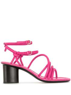 Salvatore Ferragamo босоножки с открытым носком