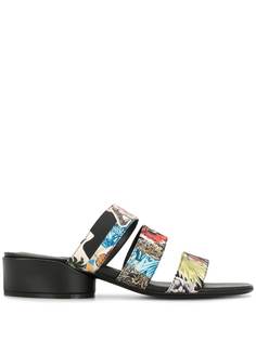 Salvatore Ferragamo сандалии с цветочным принтом