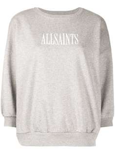 AllSaints толстовка Stamp с вышитым логотипом