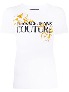 Versace Jeans Couture футболка с принтом Logo Baroque