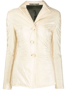 Gianfranco Ferré Pre-Owned однобортный пуховик 1990-х годов