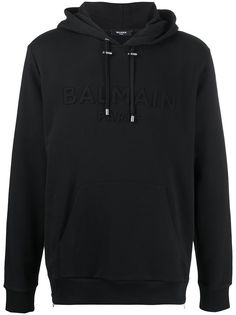 Balmain худи с вышитым логотипом