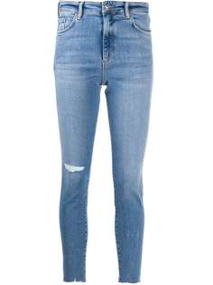 AllSaints джинсы скинни с эффектом потертости