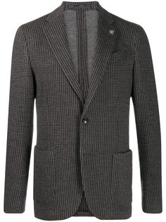 Lardini пиджак в ломаную клетку
