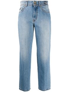 Versace Jeans Couture укороченные джинсы с завышенной талией
