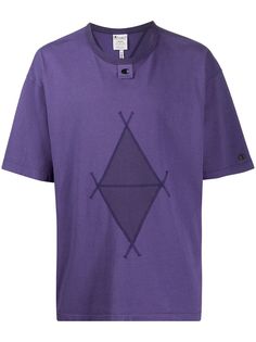 Craig Green футболка с геометричным принтом и круглым вырезом