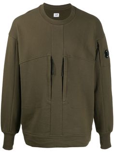 C.P. Company толстовка с нашивкой-логотипом