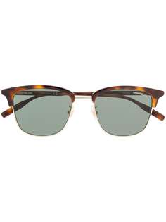 Montblanc солнцезащитные очки в оправе черепаховой расцветки