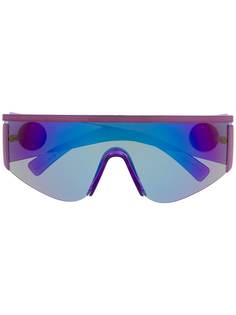 Versace Eyewear солнцезащитные очки-маска