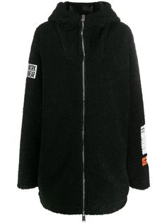 Heron Preston пальто оверсайз с капюшоном