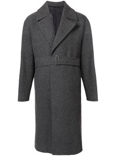 SOLID HOMME длинное пальто с поясом