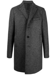 Harris Wharf London single breast long-sleeve coat