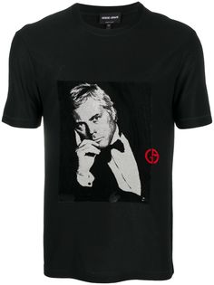 Giorgio Armani футболка с фотопринтом
