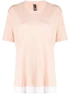 adidas by Stella McCartney футболка с контрастным подолом
