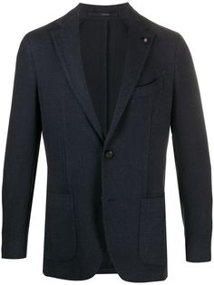 Lardini пиджак с узором в елочку