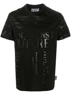 Versace Jeans Couture футболка с принтом Etichetta