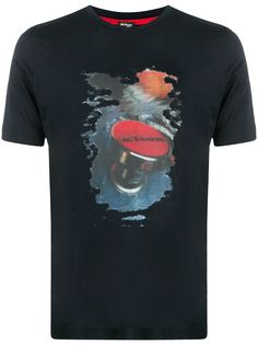 Kiton футболка с графичным принтом