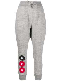 Dsquared2 спортивные брюки с нашивкой-логотипом