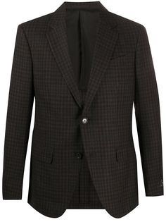 Ermenegildo Zegna кашемировый пиджак в клетку