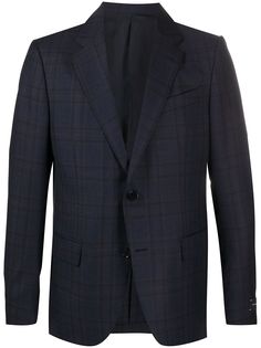 Ermenegildo Zegna клетчатый пиджак