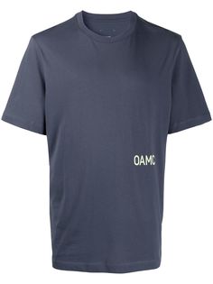 OAMC футболка с графичным принтом и круглым вырезом