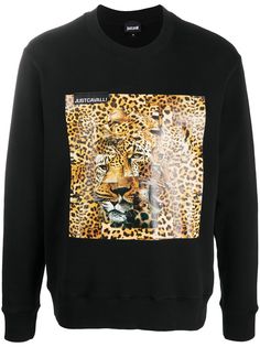 Just Cavalli толстовка с принтом